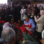 В Севастополе прощались с офицером ЧФ, погибшим в Москве