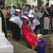 В Севастополе провели ритуал захоронения двадцати четырех солдат Крымcкой войны