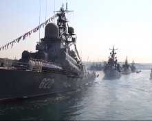 Репетиция парада ВМС России в Севастополе
