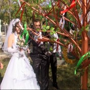 Новая свадебная традиция в Евпатории.