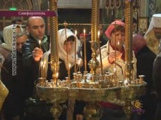 Благодарственный молебен святому Луке в Свято-Троицком соборе