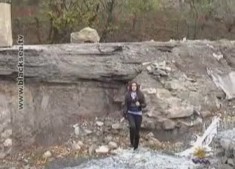 Дорога на Лучистое может обвалиться в любую минуту