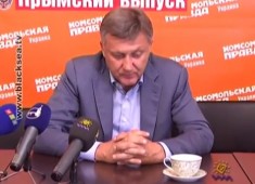 Виктор Агеев провел пресс-конференцию касательно вопросов водоснабжения
