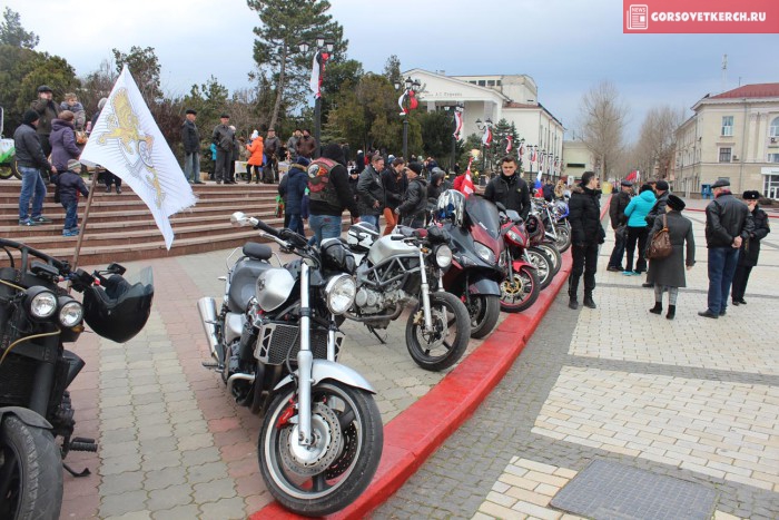 В Керчи годовщину оккупации отметили ревом мотоциклов