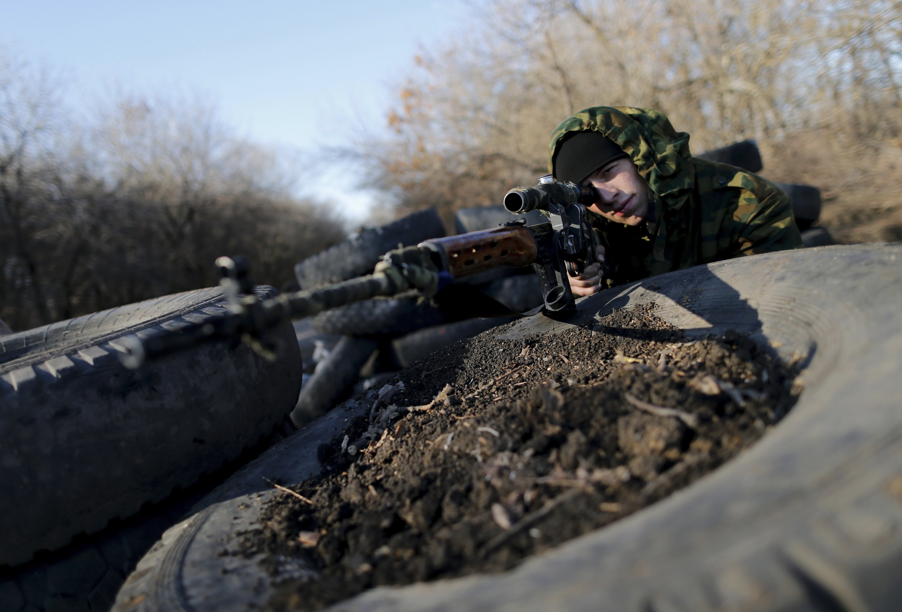 Снайперы боевиков активизировались вблизи Марьинки