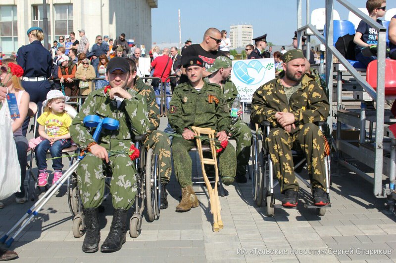 Боевики «ДНР» и «ЛНР» были замечены на параде в Туле