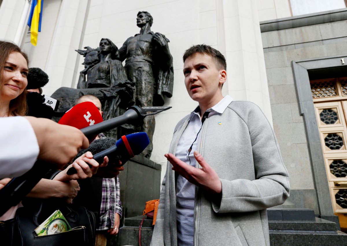 Савченко заявила, что боевики готовы заканчивать конфликт