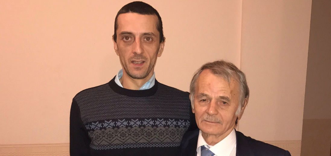 Полозов: Мустафа Джемилев встретился с сыном Хайсером в Киеве