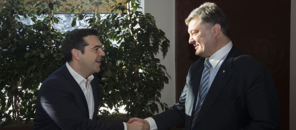 Порошенко поблагодарил премьера Греции за непризнание аннексии Крыма