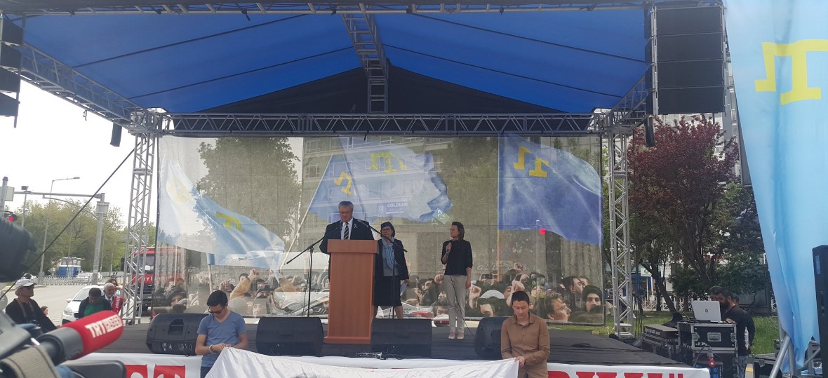 В Анкаре прошел митинг памяти жертв депортации крымских татар