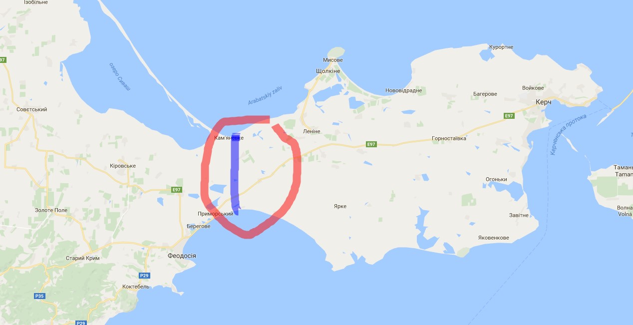 Севастопольский «сенатор» вздумал отделить Керченский полуостров от Крыма каналом