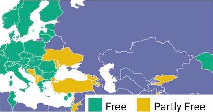 Freedom House: уровень демократии в Крыму вдвое ниже, чем в России