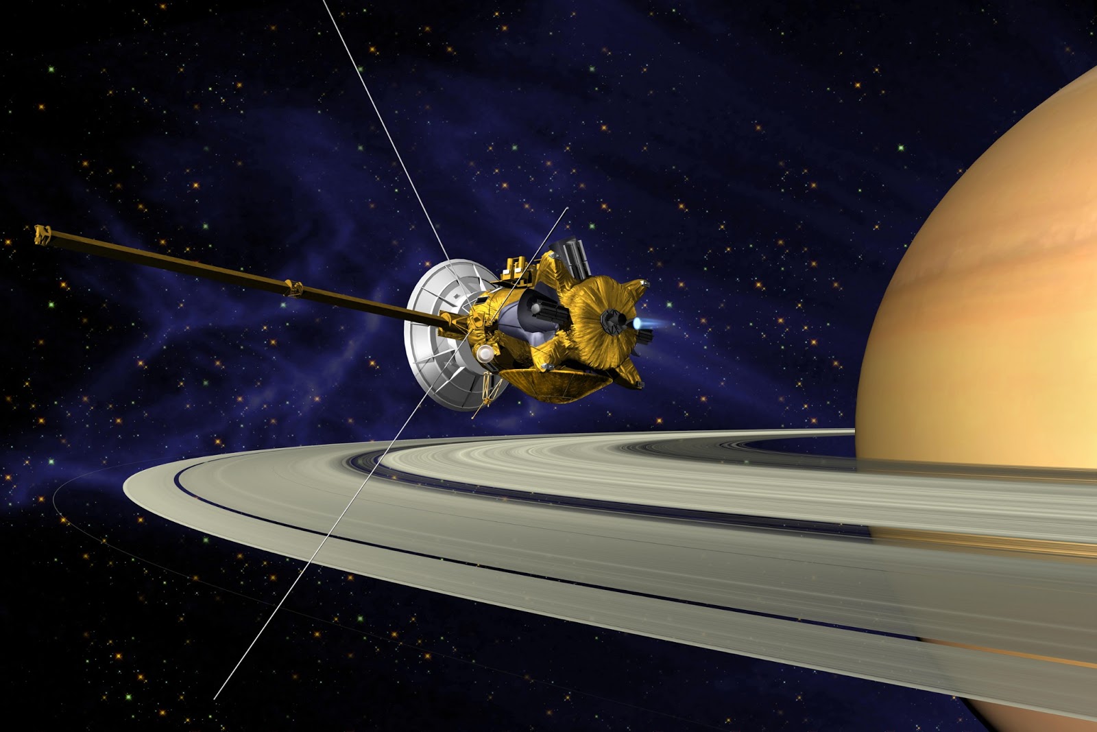 Научный мир простился с зондом «Кассини»