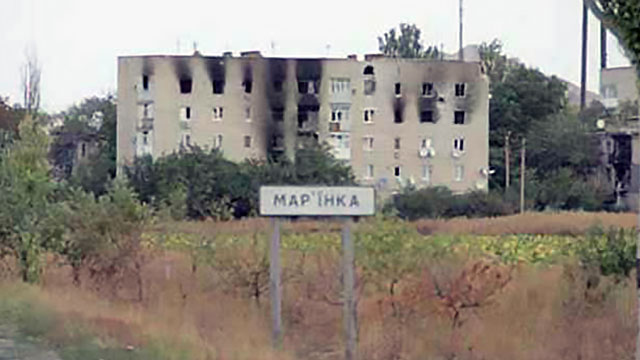 Видеокамера ОБСЕ зафиксировала взрывы вблизи КПВВ «Марьинка»