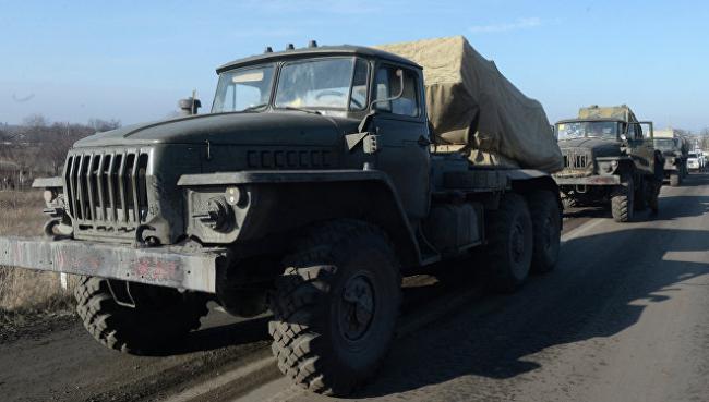 На территории подконтрольной «ЛНР» зафиксировано перемещение военной техники