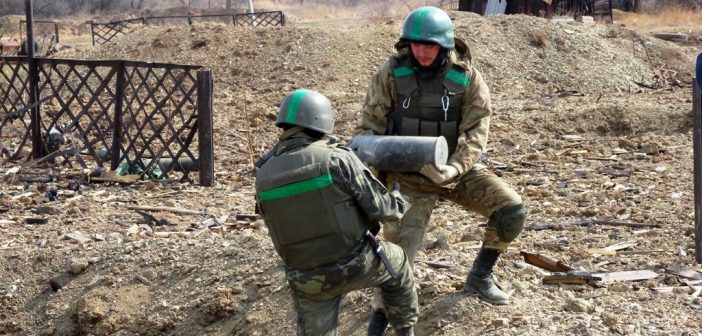 Пиротехники уничтожили в Донецкой области 22 артснаряда, 3 минометных мины и 13 гранат