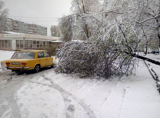 Из-за снегопада в Украине обесточены 147 населенных пунктов