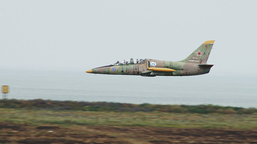 Российский военный самолет упал в Азовское море