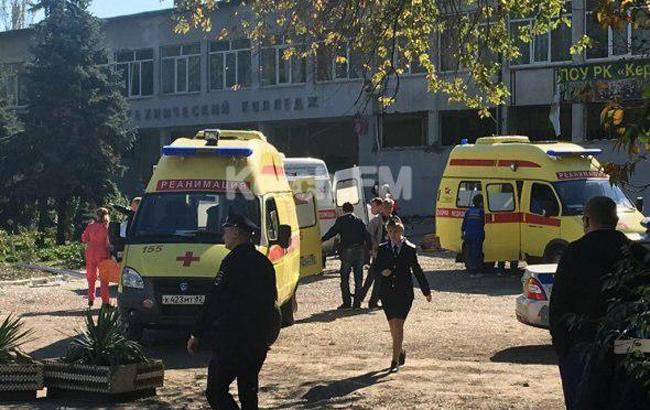 В керченском колледже произошел взрыв. Погибли 10 человек