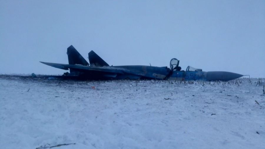 Голландцы опубликовали фото с места крушения Су-27 на Житомирщине