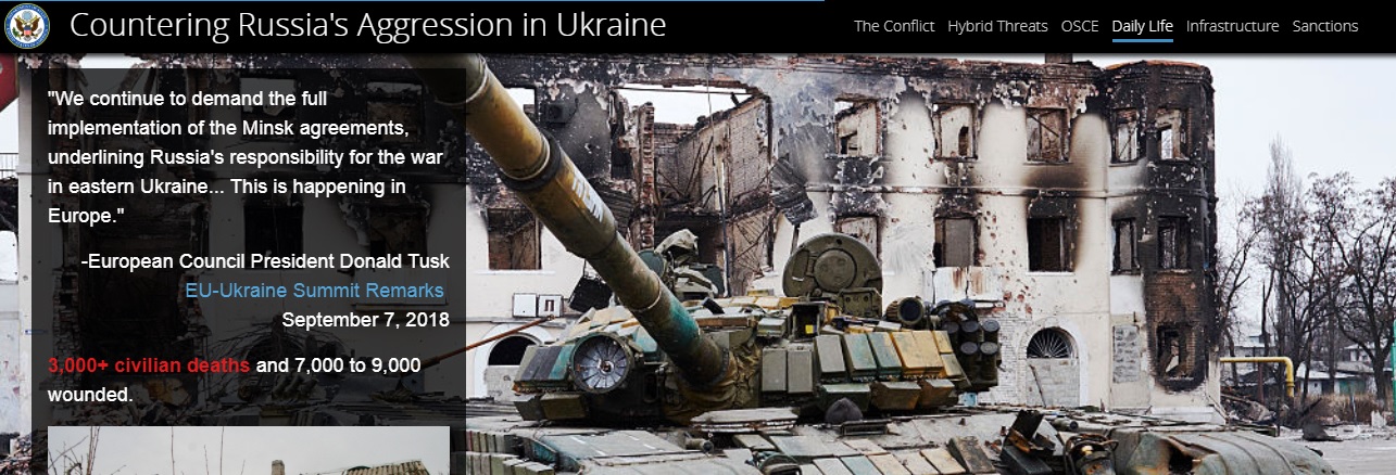 Курт Волкер презентовал сайт о российской агрессии против Украины