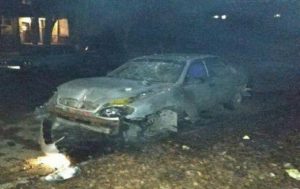 На оккупированных территориях снова подорвали автомобиль