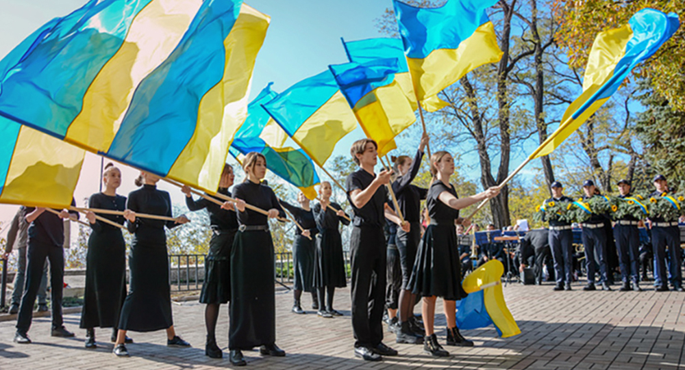 «Нас объединяет Украина»: как Донбасс отпраздновал День защитника