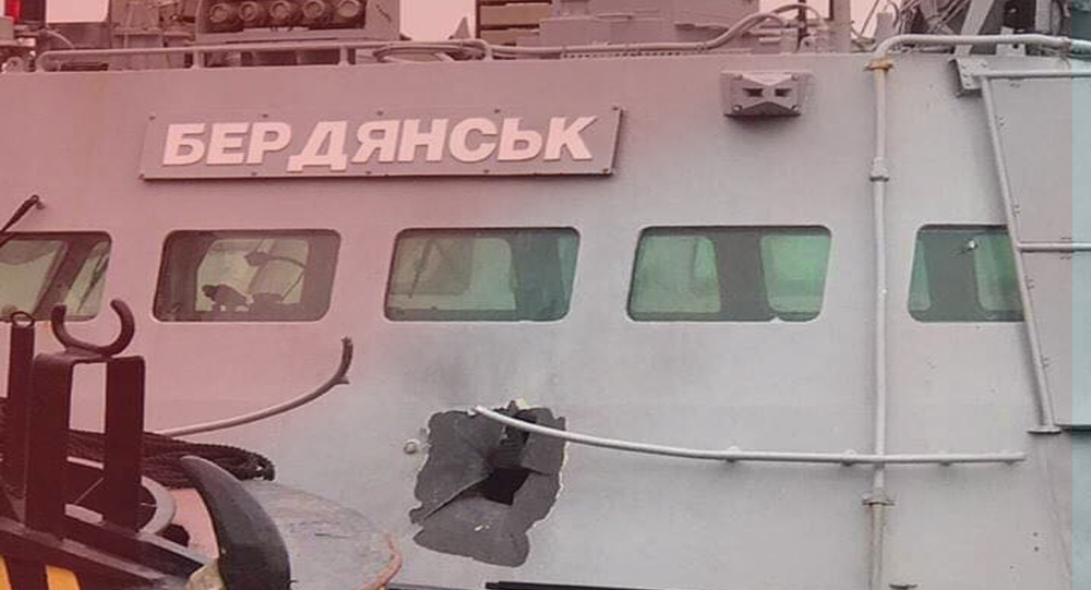 Захоплений катер «Бердянськ» був пробитий російським  снарядом 
