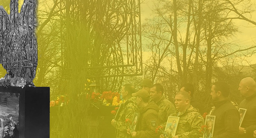В Киеве открыли Памятный знак «Погибшим воинам АТО»