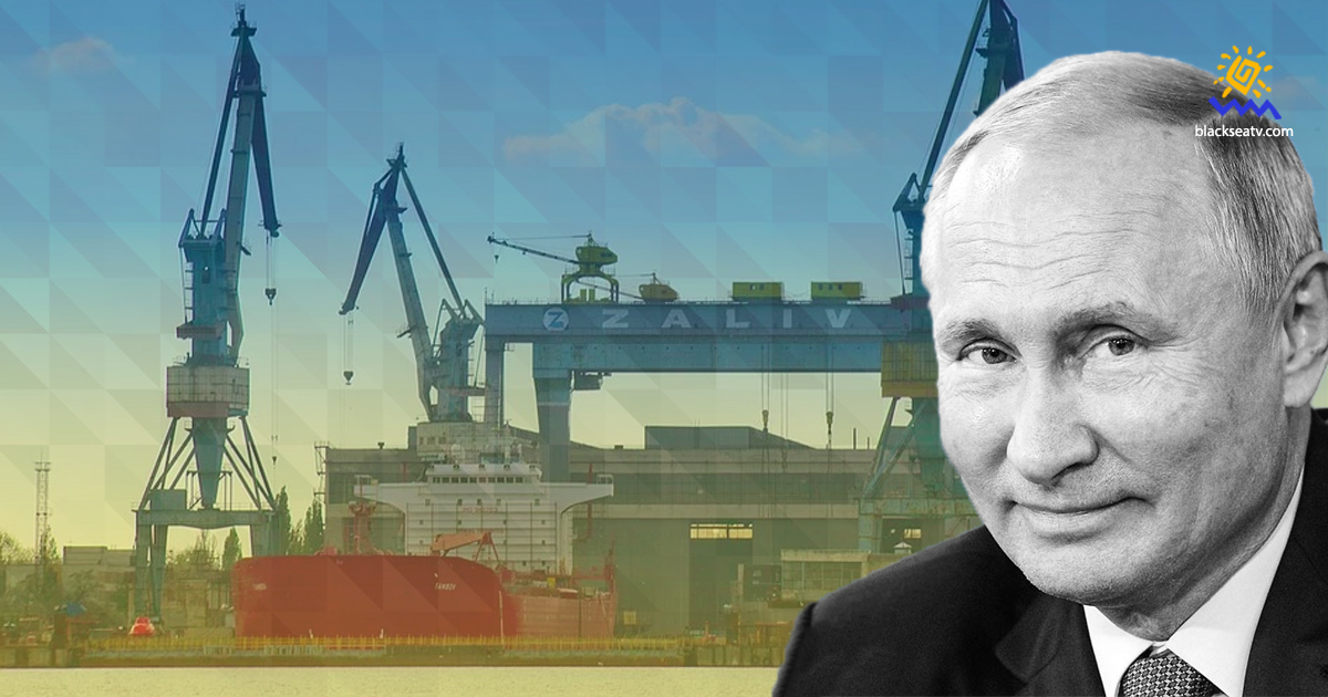 Путін знову в окупованому Криму.  Будуватиме кораблі