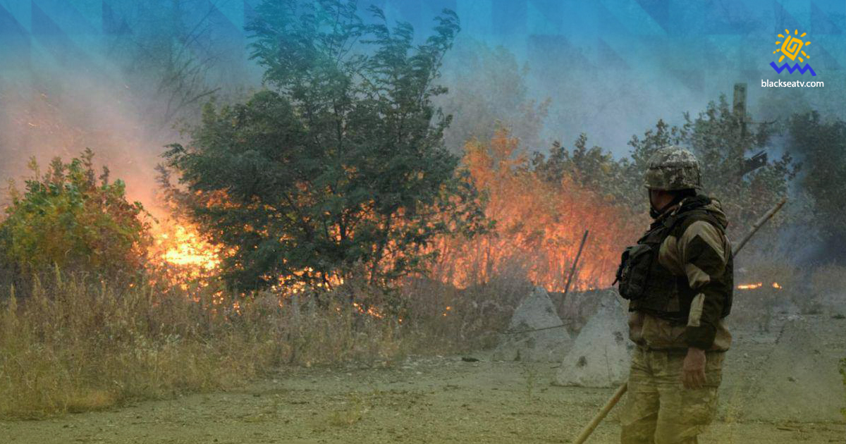 1 октября в ООС сдерживали две провокации оккупантов и тушили пожары