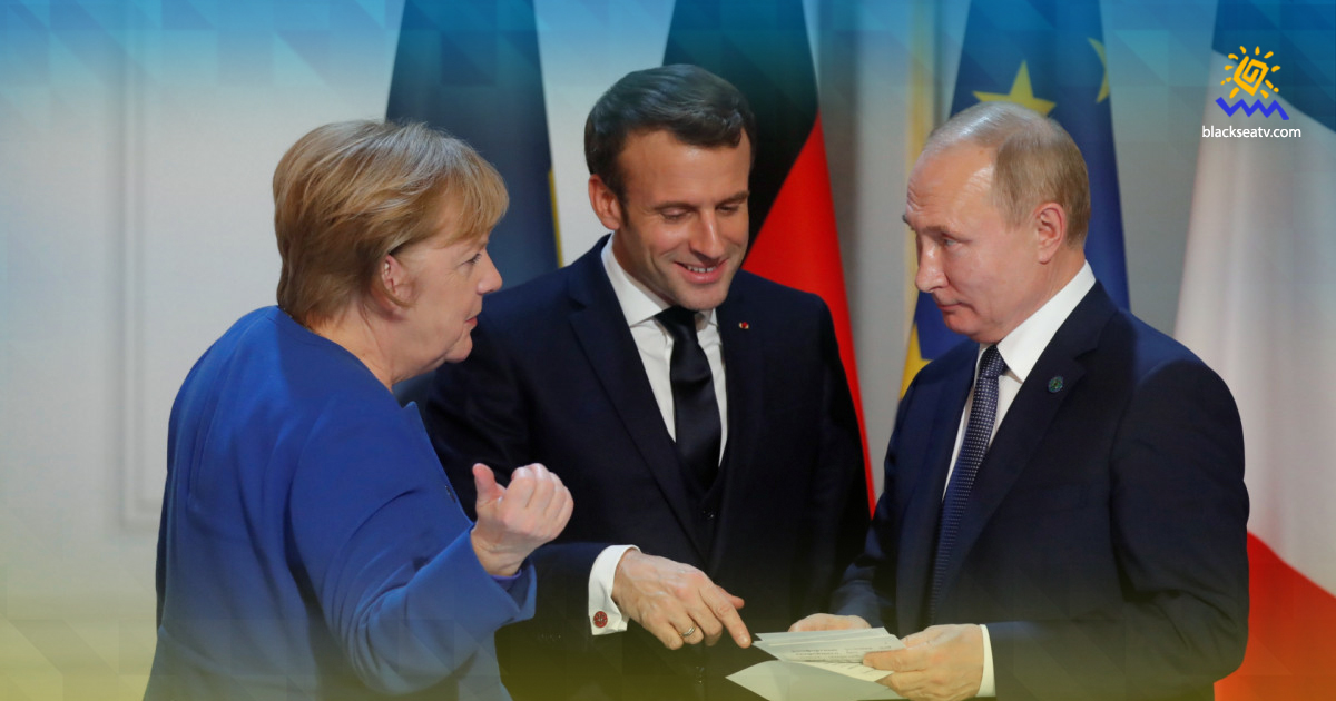 Макрон и Меркель поговорили с Путиным о Донбассе: результаты